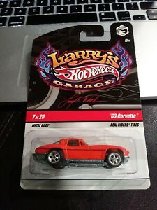 【送料無料】模型車 モデルカー ホットホイールラリーズガレージコルベットオレンジhot wheels larrys garage 63 corvette orange