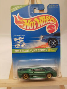 【送料無料】模型車 モデルカー ホットホイールトレジャーハントジャガーゴールドプロサーキットホイールhot wheels 1996 treasure hunt 4 of 12 jaguar xj220 w gold pro circuit wheels
