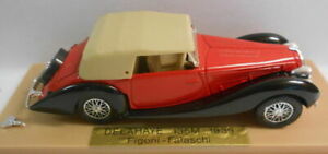 【送料無料】模型車 モデルカー スケールメタルモデルsolido 143 scale metal model so269 delahaye 1148 red