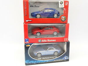 【送料無料】模型車 モデルカー ソリッドアルファロメオロットブレラsolid and world 143 lot of 3 alfa romeo brera and cloud