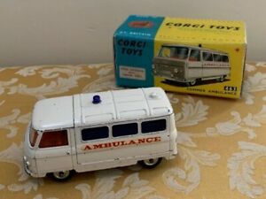 【送料無料】模型車 モデルカー コーギートイズコマーボックスcorgi toys 463 commer ambulance very good condition with box｜hokushin