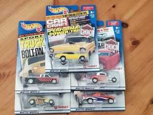 【送料無料】模型車 モデルカー ホットホイールターゲットロットhotwheels 2000 target exclusive editors choice lot of 5; free sh