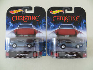 【送料無料】模型車 モデルカー ホットホイールレトロエンターテイメントクリスティーンカマロロットhot wheels retro entertainment christine 67 camaro lot of 2