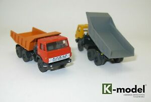 【送料無料】模型車 モデルカー ダンパーティッパーkamaz 5511 dumper tipper 1977 gdr udssr 187 h0