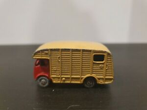 【送料無料】模型車 モデルカー マッチボックスホースボックスバイレスニーレアmatchbox horse box 35 by lesney rare vgc｜hokushin