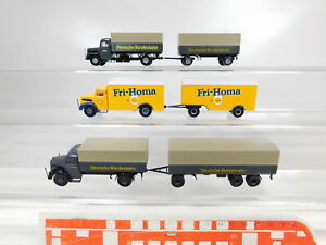 【送料無料】模型車 モデルカー ブレキナカミオンマンブンデスバーンフリホマムイブエンca3620,5 3x brekina 187 h0 camion man db bundesbahn frihoma,muy buen