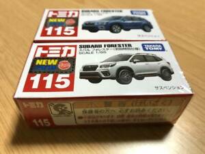 【送料無料】模型車 モデルカー トミカスバルフォレスタークラスコンコチェセロtomica subaru forester 2 clases con coche sello 115
