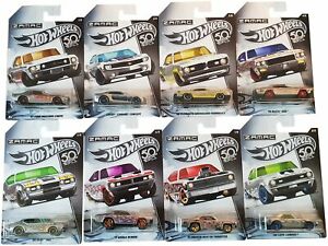 【送料無料】模型車 モデルカー ホットホイールセットモデルhot wheels 50th anniversary zamac flames set 8 models