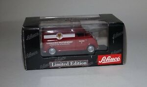 【送料無料】模型車 モデルカー シューコシュネラスターヴェルケルスヒルフスディエンストスクロロッソschuco 02397 dkw f89 l schnellaster avd verkehrs hilfsdienst scuro rosso 143
