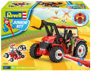 【送料無料】模型車 モデルカー ローダージュニアキットトタープラスチックモデルキットjunior kit tractor with loader includes figure 120 plastic model kit 00815｜hokushin 14,929円