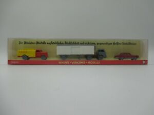 【送料無料】模型車 モデルカー ウィキングマンキュルコファーオペルブリッツシェルwiking pms nr45 m man kuhlkerstz, opel blitz shell, mb 280s gk92｜hokushin