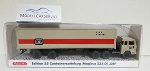 【送料無料】模型車 モデルカー wiking special model 187 magirusdeutz 235 d container articulated lorry db