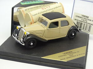 【送料無料】模型車 モデルカー ヴィテッセシトロエントションベージュvitesse 143 citroen traction 7a 1934 beige｜hokushin