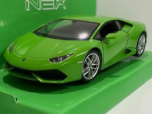【送料無料】模型車 モデルカー ランボルギーニウラカンヴェルデスカラウェリーlamborghini huracan lp6104 verde 124 scala welly 24056g｜hokushin