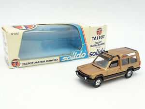 【送料無料】模型車 モデルカー タルボットマトラランチョブロンズメタルsolido 143 talbot matra rancho bronze metal 1062