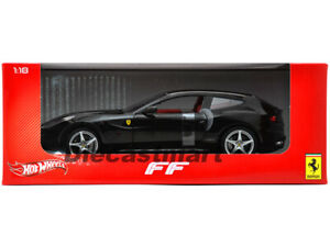 【送料無料】模型車 モデルカー ホットホイールフェラーリクアトロプラザデメタルネグロhot wheels 118 x5526 ferrari ff v12 cuatro 4 plazas de metal negro