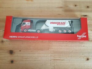 【送料無料】模型車 モデルカー ヘルパイヴェコストラリスバルクサイロトレーラーモンジャンherpa 310451 187 iveco stralis xp bulk silo trailer monjean｜hokushin