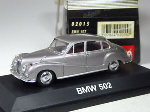 【送料無料】模型車 モデルカー シューコシルバーメタリックki0724 schuco 02015 bmw 502 silver metallic in 143 bnib