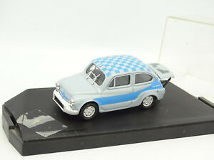 【送料無料】模型車 モデルカー プロゲットフィアットアバルトグリスアズールprogetto 143 fiat 600 abarth 850tc gris y azul