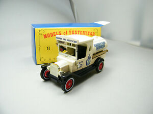 【送料無料】模型車 モデルカー マッチフォードヘインズガスオーストラリアmatchbox moy c2 y3 ford t haines gas australia very rare see pictures ovp k1