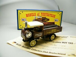 【送料無料】模型車 モデルカー マッチボックスヨークシャーダンプルクフモウイスペシャルモデルmatchbox moy c2 yas11 yorkshire dampflkw mowi special model ai d