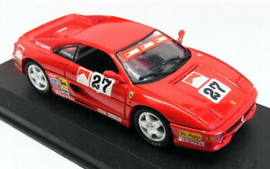 【送料無料】模型車 モデルカー ディテールカースケールフェラーリレーシングレッドdetail cars 143 scale art400 1995 ferrari f355 racingred