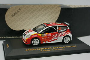 【送料無料】模型車 モデルカー シトロエンラリービルドカルロixo 143 citroen c2 s1600 rally build carlo 2005