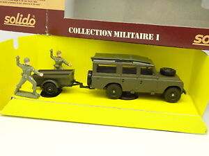 【送料無料】模型車 モデルカー ミリテルアルミーランドローバーアンヘンガーsolido militar armee 143 land rover anhanger