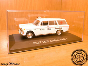 【送料無料】模型車 モデルカー クルスロハスペインseat 1500 cruz roja spain ambulance ambulance 143