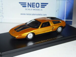 【送料無料】模型車 モデルカー ネオスケールモデルメルセデスki0820 neo scale models mercedes c 111eed 1976 in 143 in emb orig