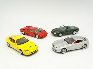 【送料無料】模型車 モデルカー ソリドイダイバーサスローテデメルセデスランボルギーニジャガーフェラーリsolido y diversas 143 lote de 4 mercedeslamborghinijaguarferrari