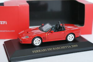 【送料無料】模型車 モデルカー フェラーリバルケッタixo 143 ferrari 550 barchetta 2000