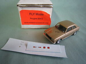 【送料無料】模型車 モデルカー フライプジョークーペゴールドカラーabxxx fly peugeot 304 coupe gold color resin manufacture year 80 143｜hokushin