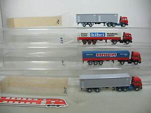 【送料無料】模型車 モデルカー ai7271 4x wiking h0 container semitrailer iveco maier expedition kibri