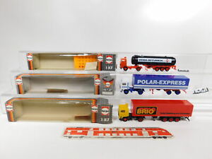 【送料無料】模型車 モデルカー ヘルパセミボルボブリオcg5740, 5 3x herpa h0187 semisz volvo brio 800210 807227,