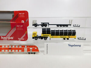 【送料無料】模型車 モデルカー ヘルパローリーマンハンドバードcn2800, 5 2x herpa h0187 lorry man 864007864008 handbirds, mint