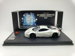 【送料無料】模型車 モデルカー フェラーリイタリアリバティウォークパフォーマンスウィングパールホワイト164 ferrari 458 italia liberty walk lb works performance gt wing pearl white le|hokushin