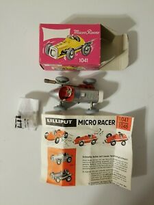 【送料無料】模型車 モデルカー リリプットマイクロレーサーキーlilliput micro racer 1041 nib with key and instructions
