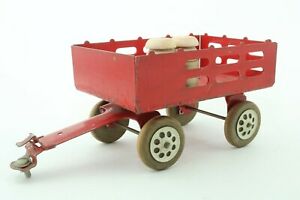【送料無料】模型車 モデルカー マルクスステークファームデリバリートレーラープレススチールmarx stake farm delivery trailer pressed steel usa 1940s