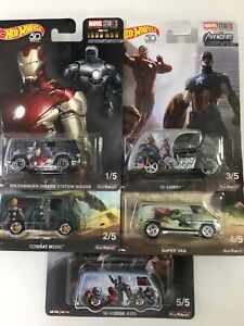 【送料無料】模型車 モデルカー ホットホイールマーベルアベンジャーズセットhot wheels marvel avengers set