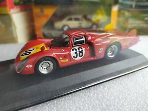 【送料無料】模型車 モデルカー アルファロメオエームルマンalfa romeo t332 143 5eme le mans 1968 n * 38
