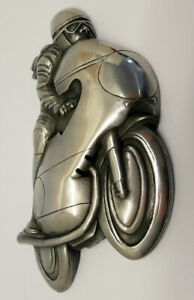 【送料無料】模型車 モデルカー ブランドセンチプラークヴィンテージバイクレーサーステンレスunbranded 165 cm wall plaque vintage motorbike racerstainless steel|hokushin