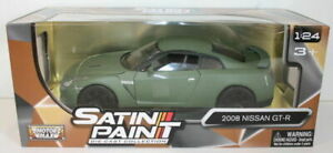 【送料無料】模型車 モデルカー モーターマックススケールサタンペイントグリーンmotormax 124 scale 79506 2008 nissan gtrsatin paint green|hokushin