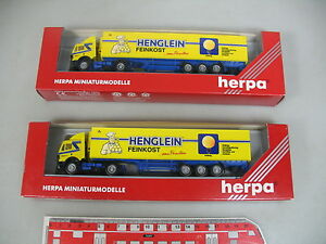 【送料無料】模型車 モデルカー ヘルパカミオンセミリモークメルセデスベンツハミルai6130,5 2x herpa h0 142052 camionsemiremorque mercedesbenz mb hammill,