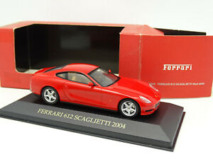 【送料無料】模型車 モデルカー フェラーリスカリエッティレッドixo 143 ferrari 612 scaglietti 2004 red