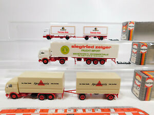 【送料無料】模型車 モデルカー ヘルパカミオンパトリジエゼルガーミントcn2900,5 3x herpa h0 187 camion mb 811292 patrizier 828292 zelger,mint