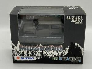 【送料無料】模型車 モデルカー クリエーションズスズキジムニーシエラマットグレーアクセサリーbe 164 bm creations suzuki jimny sierra jb74 matte grey rhd with accessory｜hokushin