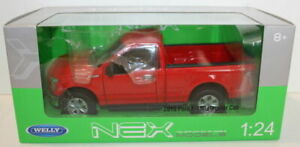 【送料無料】模型車 モデルカー ウェリースケールフォードレギュラーキャブレッドwelly nex 124 scale 24063w 2015 ford f150 regular cabred|hokushin