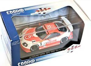 【送料無料】模型車 モデルカー トヨタセルモスープラebbro jgtc 2002 toyota cerumo supra 143