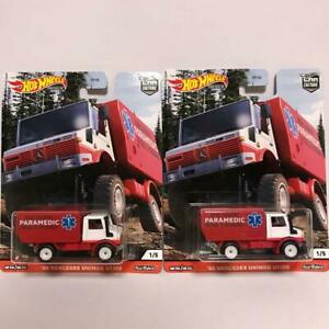 【送料無料】模型車 モデルカー ホットホイールユニモッグセットhot wheels unimog 2 sets